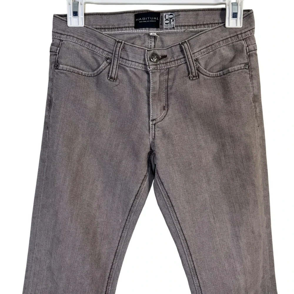 Habitual‎ CO-OP Barneys Womens Denim 24 Low Rise Bootcut Tan Brown